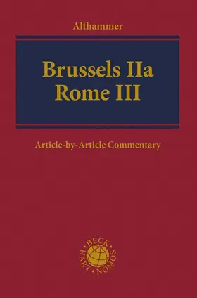 Brussels IIa - Rome III - Mängelexemplar, kann leichte Gebrauchsspuren aufweisen. Sonderangebot ohne Rückgaberecht. Nur so lange der Vorrat reicht.