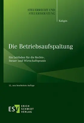 Die Betriebsaufspaltung - Mängelexemplar, kann leichte Gebrauchsspuren aufweisen. Sonderangebot ohne Rückgaberecht. Nur so lange der Vorrat reicht.