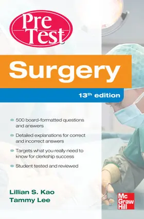 Surgery PreTest Self-Assessment and Review, Thirteenth Editi