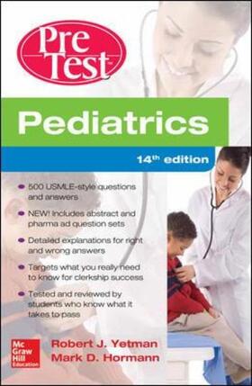Pediatrics PreTest Self-Assessment And Review