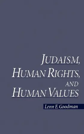 Judaism, Human Rights, and Human Values