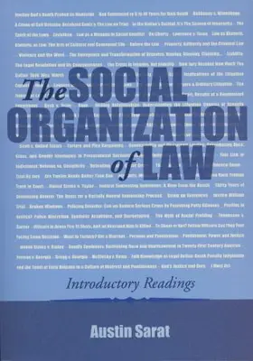 The Social Organization of Law