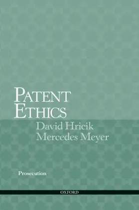 Patent Ethics Prosecution