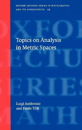 Topics on Analysis in Metric Spaces