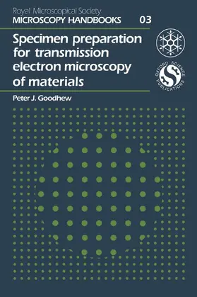Specimen Preparation for Transmission Electron Microscopy of Materials