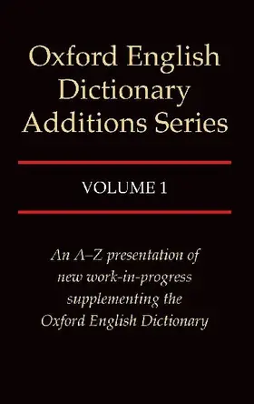 OED ADDITIONS SERIES VOL 1 C