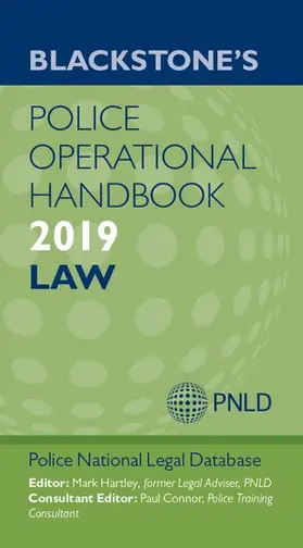 Blackstone's Police Operational Handbook 2019: Law