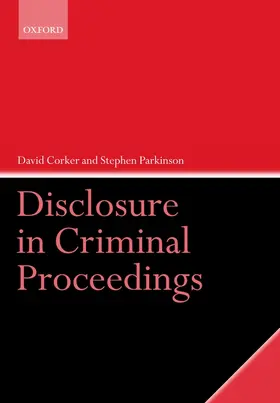 Disclosure in Criminal Proceedings