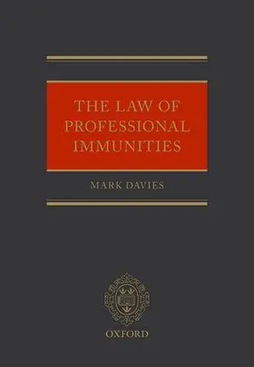The Law of Professional Immunities