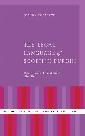 Legal Language of Scottish Burghs