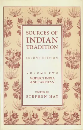 Sources of Indian Tradition - Modern India and Pakistan