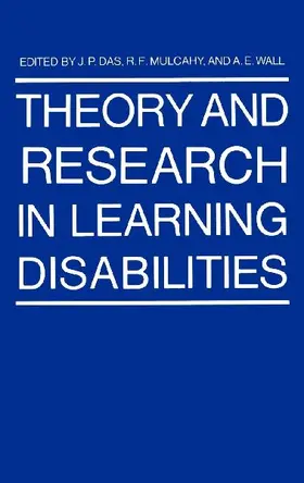 Theory and Research in Learning Disabilities