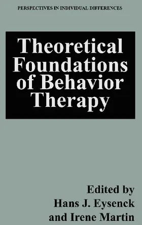 Theoretical Foundations of Behavior Therapy