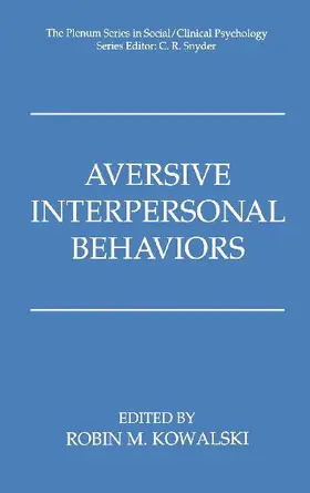 Aversive Interpersonal Behaviors