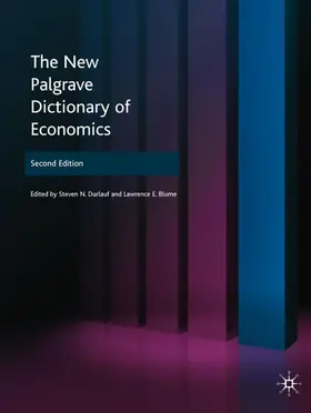 New Palgrave Dictionary of Economic