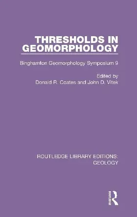 Thresholds in Geomorphology