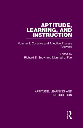 Aptitude, Learning, and Instruction