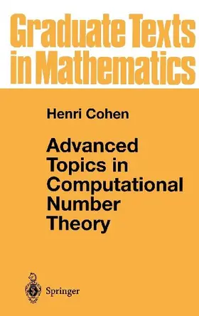 Advanced Topics in Computational Number Theory
