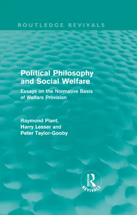 Political Philosophy and Social Welfare