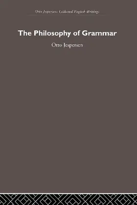 The Philosophy of Grammar
