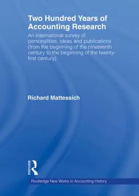 Two Hundred Years of Accounting Research