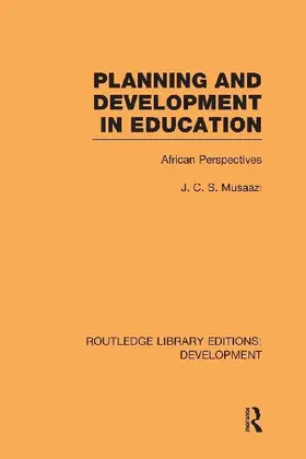 Planning and Development in Education