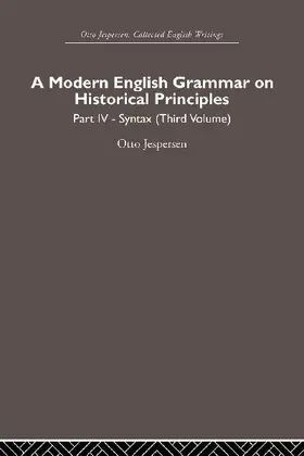 A Modern English Grammar on Historical Principles