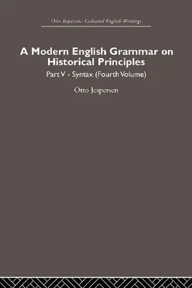 A Modern English Grammar on Historical Principles