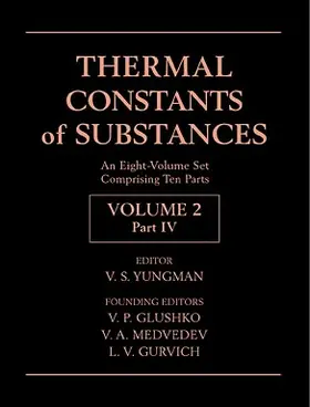 Thermal Constants of Substances, 8 Volume Set