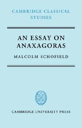 An Essay on Anaxagoras