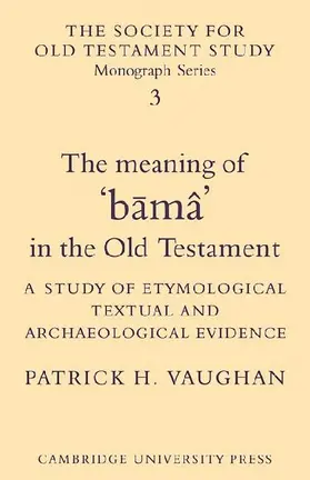 The Meaning of B Ma in the Old Testament