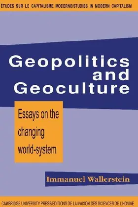 Geopolitics and Geoculture