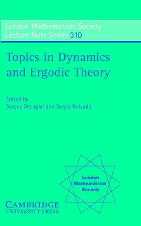 Topics in Dynamics and Ergodic Theory