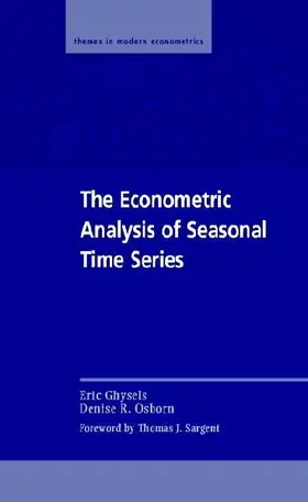 The Econometric Analysis of Seasonal Time Series