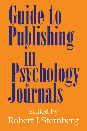 Guide to Publishing in Psychology Journals