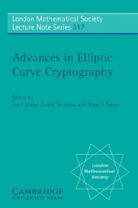 Advances in Elliptic Curve Cryptography