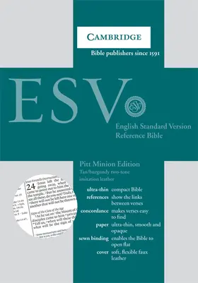 ESV Pitt Minion Reference Edition ES442:X Tan Imitation Leather