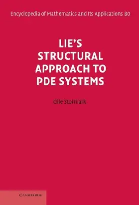 Lie's Structural Approach to Pde Systems