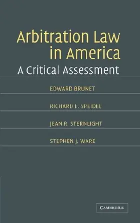Arbitration Law in America