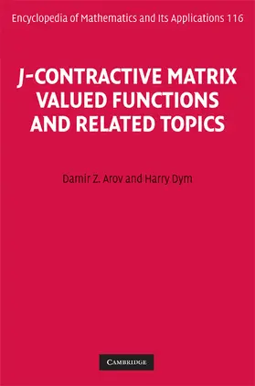 J-Contractive Matrix Valued Functions and Related Topics