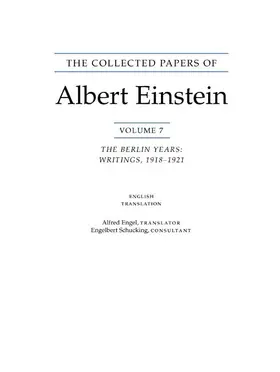 The Collected Papers of Albert Einstein, Volume 7 (English)