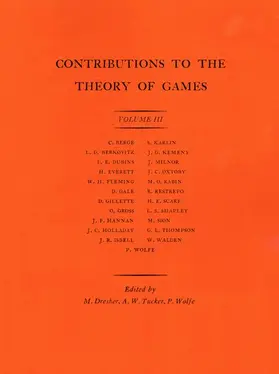 Contributions to the Theory of Games, Volume III