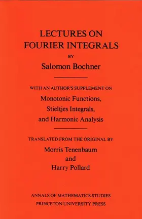 Lectures on Fourier Integrals