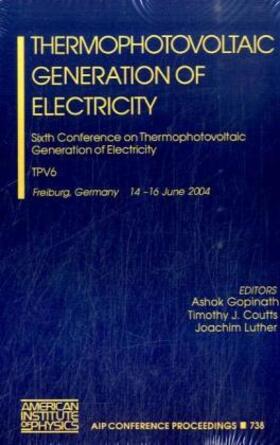 Thermophotovoltaic Generation of Electricity