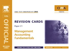 CIMA Revision Cards: Management Accounting Fundamentals