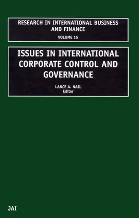 Issues in International Corporate Control and Governance