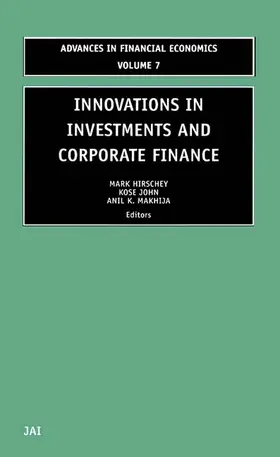 Innovations in Investments and Corporate Finance