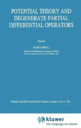 Potential Theory and Degenerate Partial Differential Operators