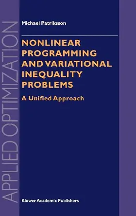 Nonlinear Programming and Variational Inequality Problems