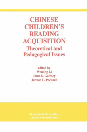 Chinese Children's Reading Acquisition
